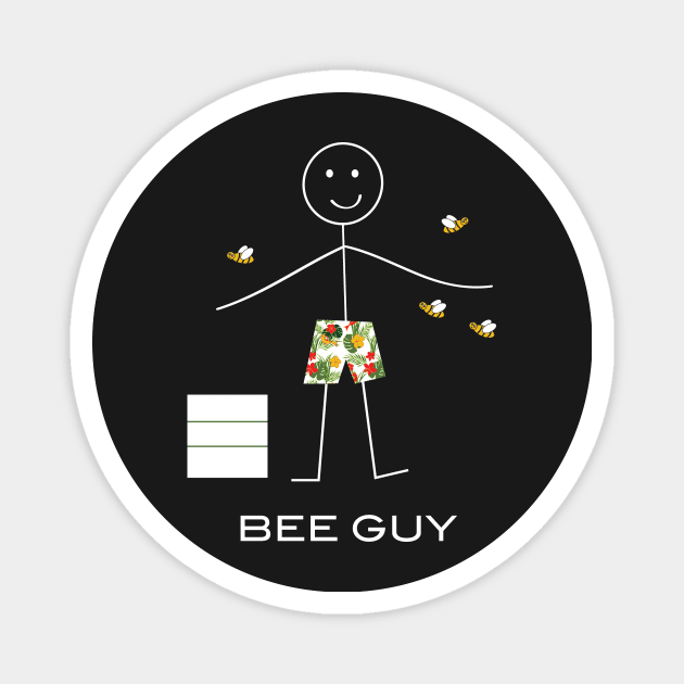 Funny Mens Beekeeping Guy Magnet by whyitsme